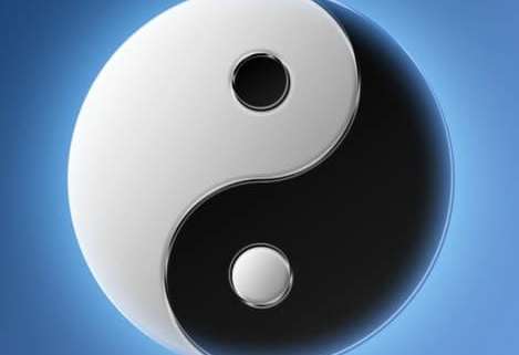 Yin and Yang represent balance